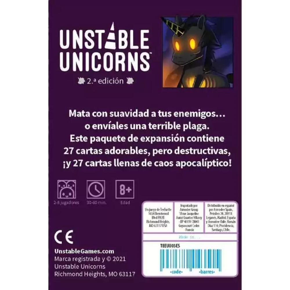 JUEGO DE MESA Unstable Unicorns: Apocalipsis Irisado EXPANSION