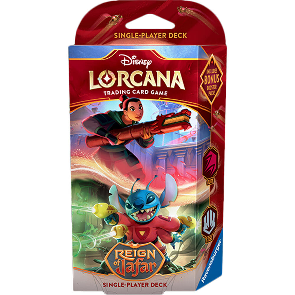 Lorcana TCG: Reign of Jafar – Starter Deck Ruby & Steel