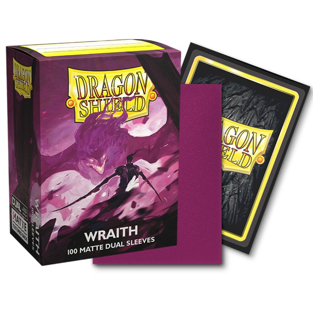 Card Sleeves: Dragon Shield Standard DUAL- Matte Wraith 'Alaric, Chaos Wraith' (100 ct.)