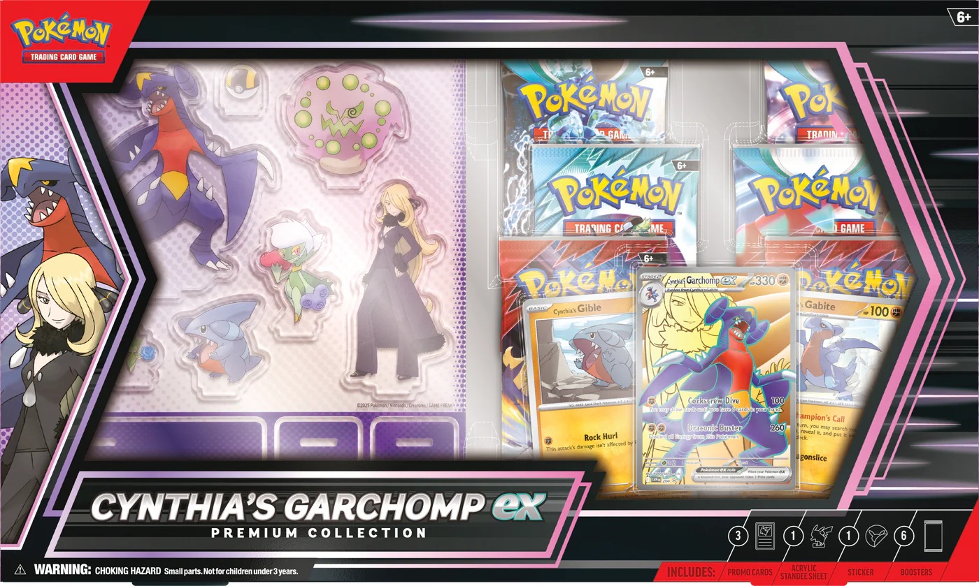 Pokemon TCG: Pokemon TCG: Cynthia’s Garchomp ex Premium Collection