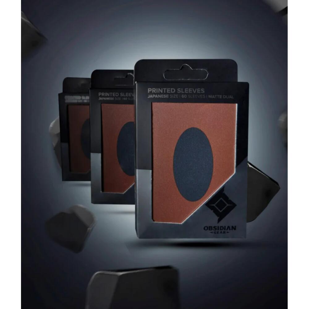 Card Sleeves: Obsidian Gear JAPANESSE- Dual Matte (60 piezas)