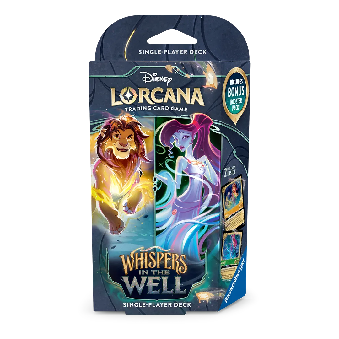 Lorcana TCG: Whispers in the Well – Starter Deck (Simba & Megara)