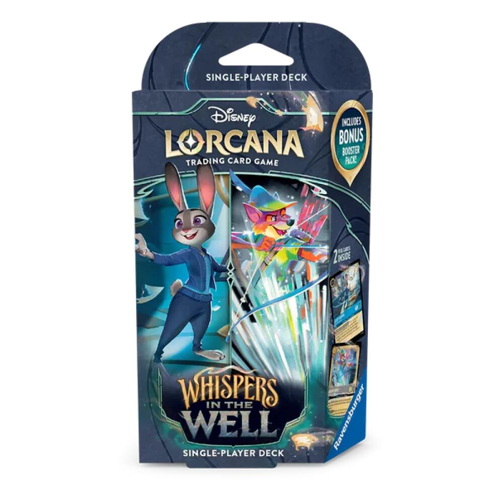 Lorcana TCG: Whispers in the Well – Starter Deck (Judy Hopps y Robin Hood)