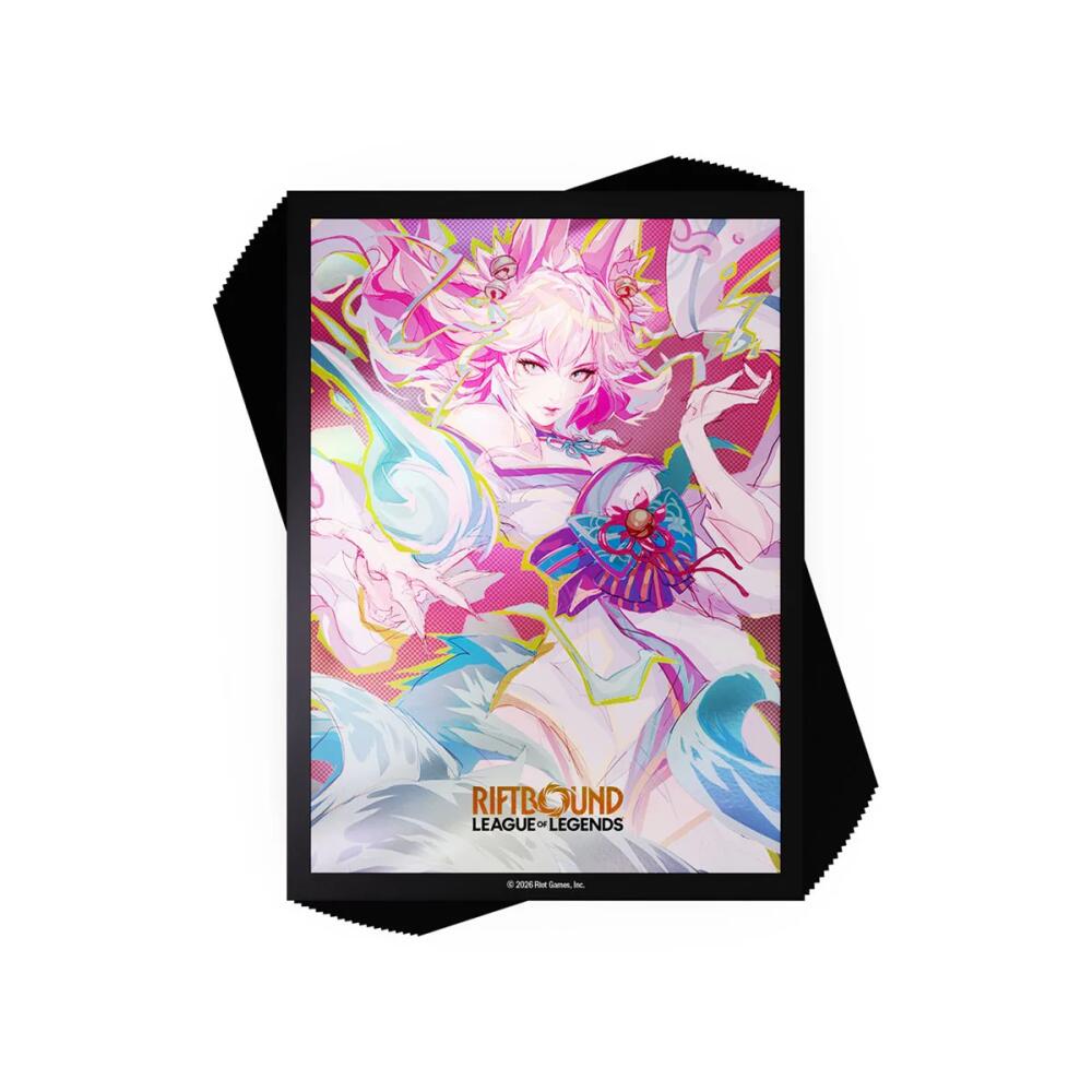 Card Sleeves: Riftbound- Spiritforged-'Spirit Blossom Ahri' Art (100 ct)