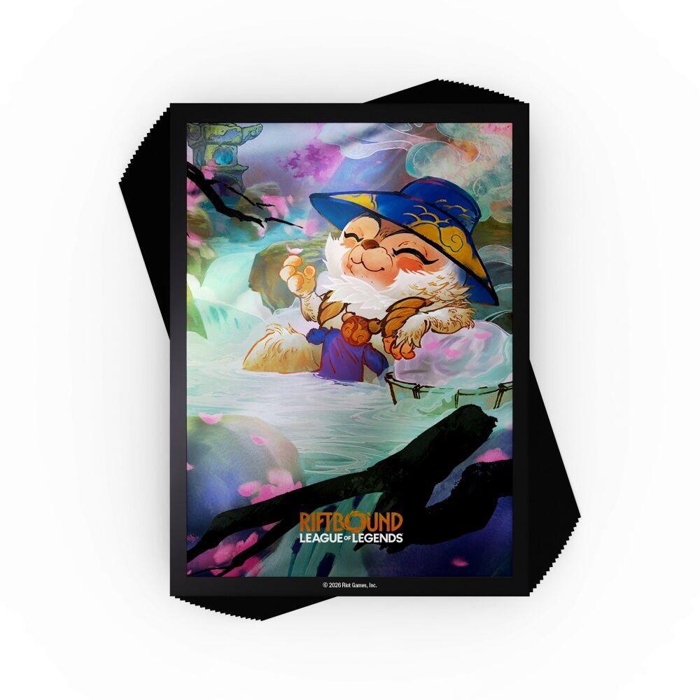 Card Sleeves: Riftbound- Spiritforged-'Spirit Blossom Teemo' Art (100 ct)