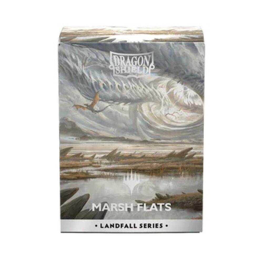 Dragon Shield Sleeves: Standard DUAL-Matte 'MTG Landfall Series- Marsh Flats' Art (100 ct.)