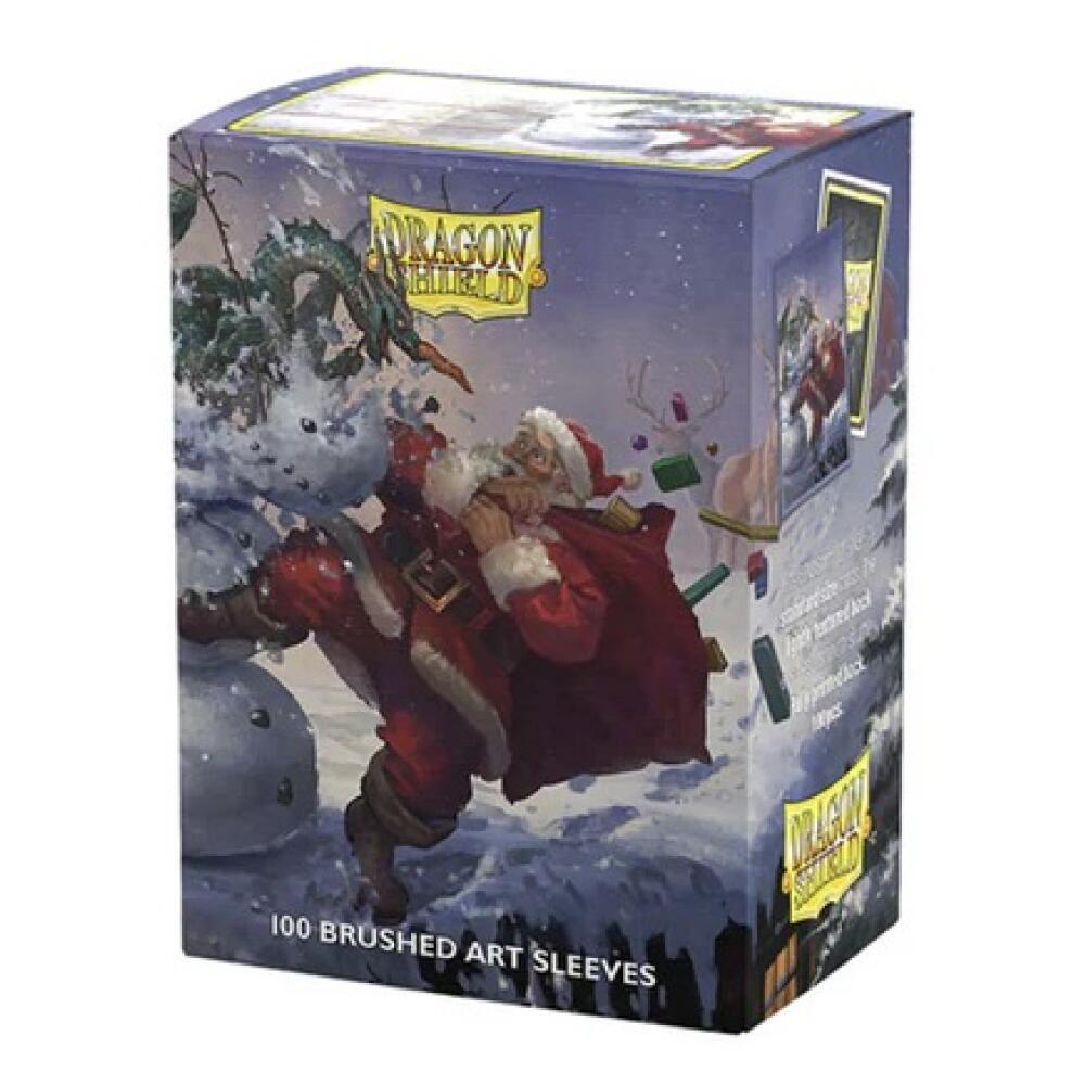 Dragon Shield Sleeves: Standard-Brushed 'Christmas 2025' Art, Limited Edition (100ct)