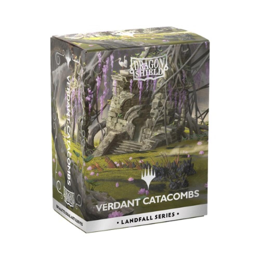 Dragon Shield Sleeves: Standard DUAL-Matte 'MTG Landfall Series- Verdant Catacombs' Art (100 ct.)