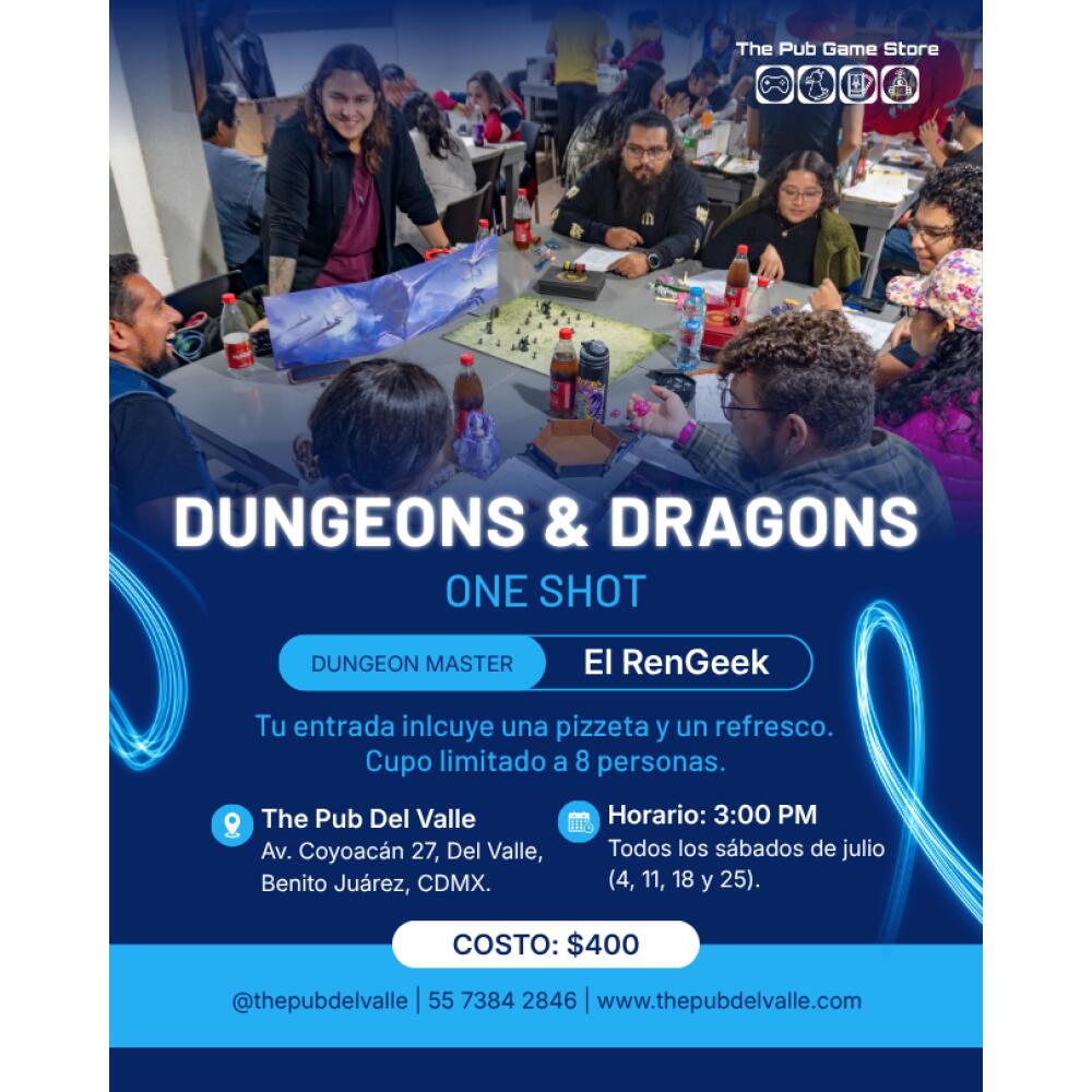 D&D One Shot con El RenGeek 4 Julio
