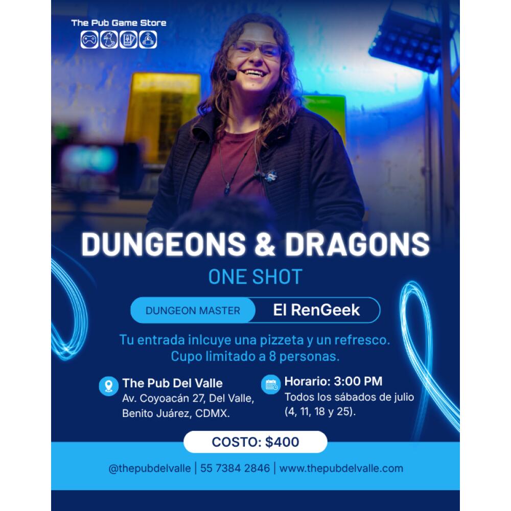 D&D One Shot con El RenGeek 11 Julio