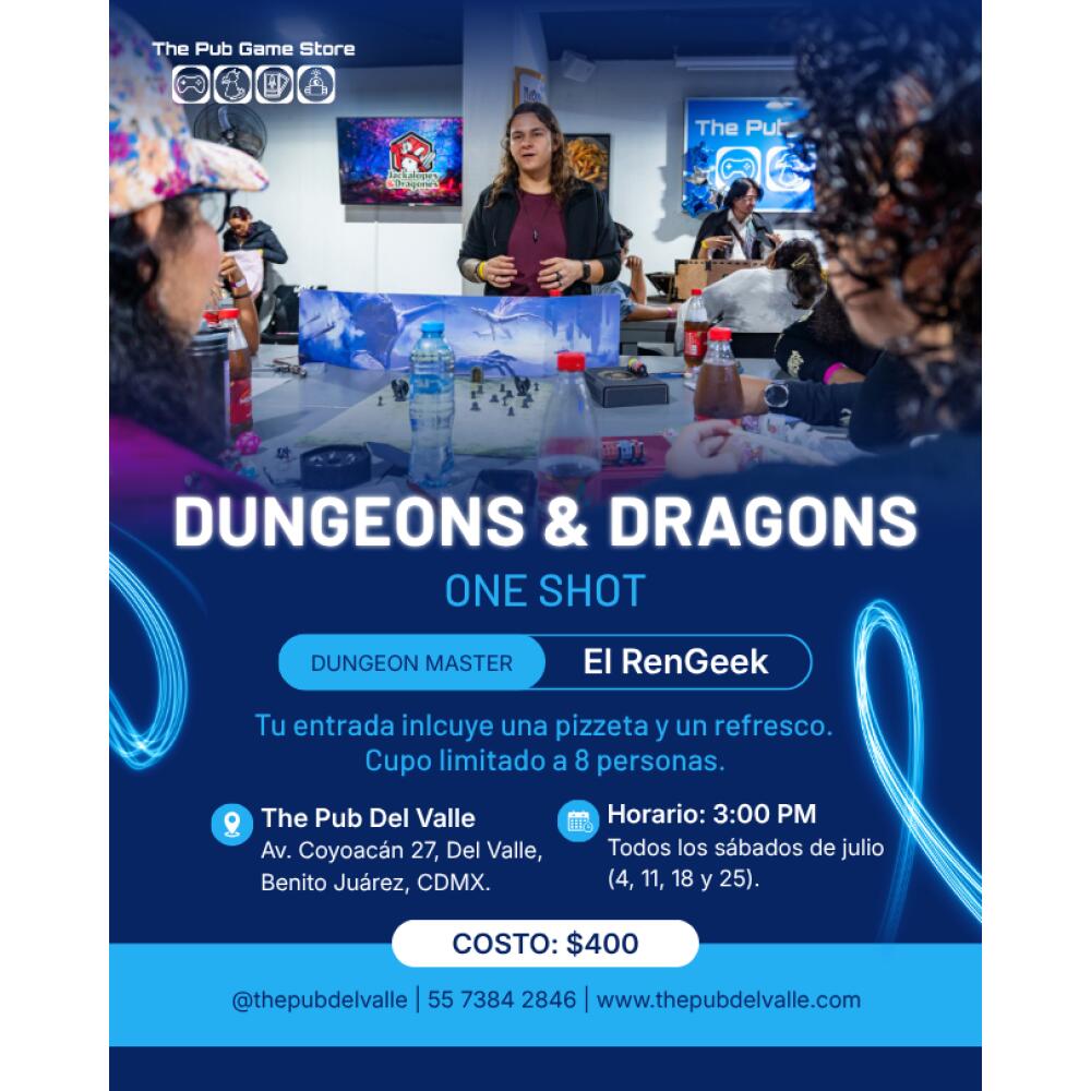 D&D One Shot con El RenGeek 18 Julio