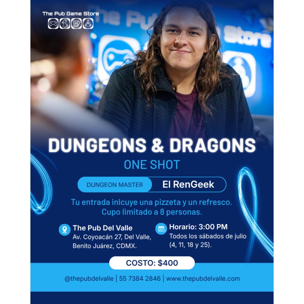D&D One Shot con El RenGeek 25 Julio