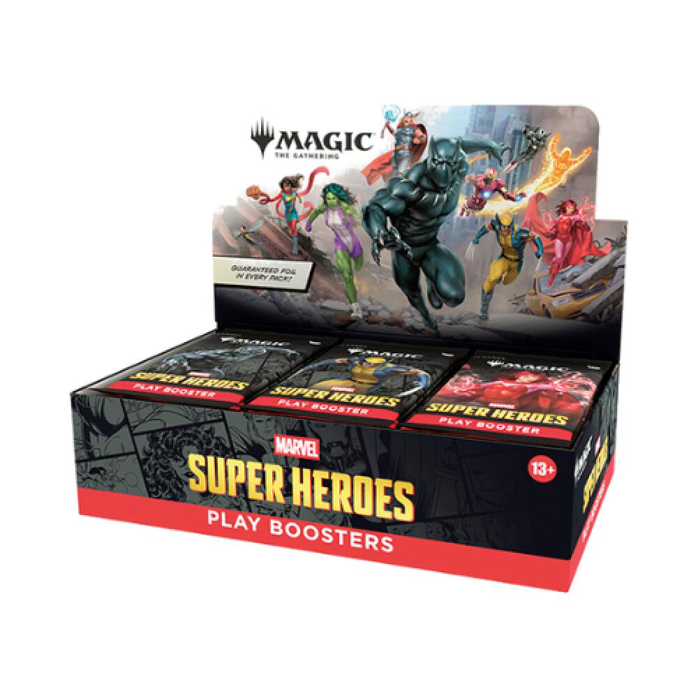 MTG: Universes Beyond- Marvel Super Heroes Play Booster Display