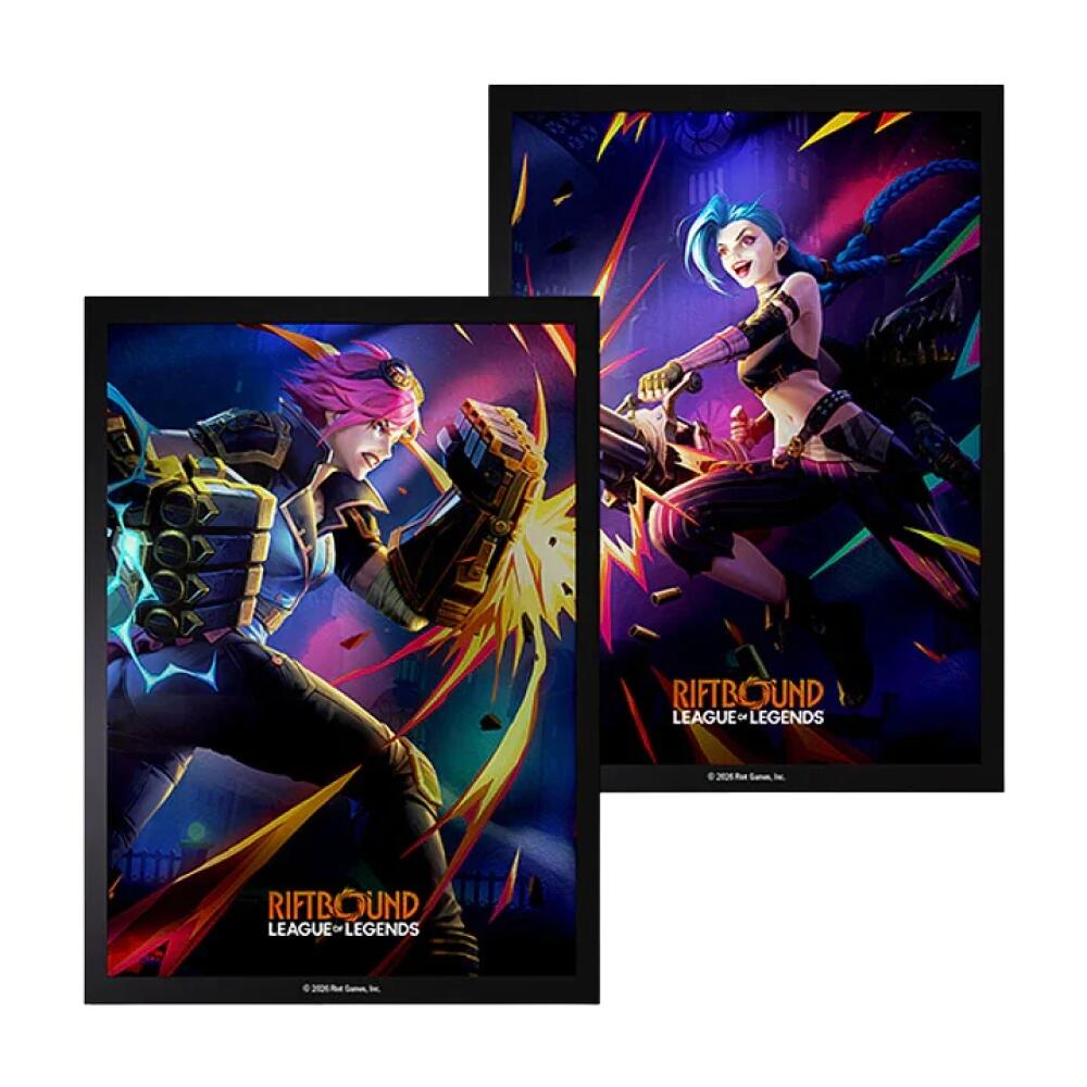 Card Sleeves: Riftbound- Vendetta- Vi vs Jinx (100ct)