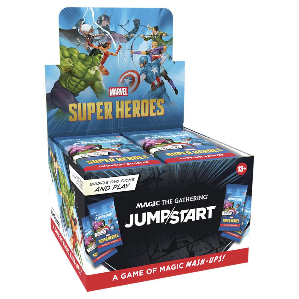 MTG: Universes Beyond- Marvel Super Heroes Jumpstart Booster Display