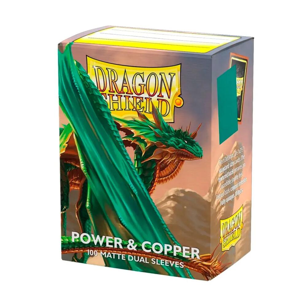 Card Sleeves: Dragon Shield Standard DUAL- Matte Power & Copper (100 ct.)